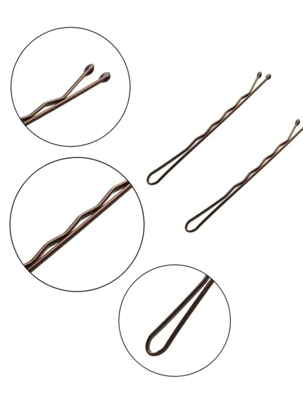Bobby Pins Brown, 330 Count 2.2 Inch Hair Pins With Cute Box, Premium Bobby Pin